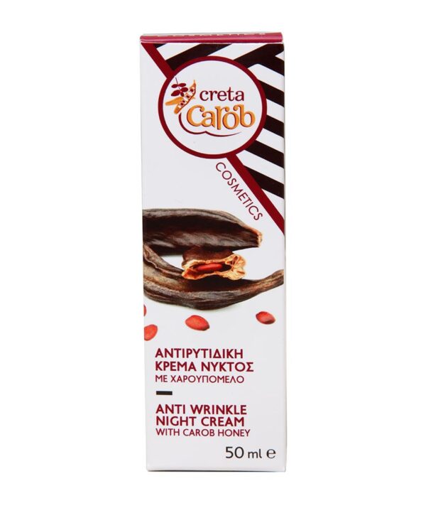 Anti-wrinkle night cream with Carob Honey